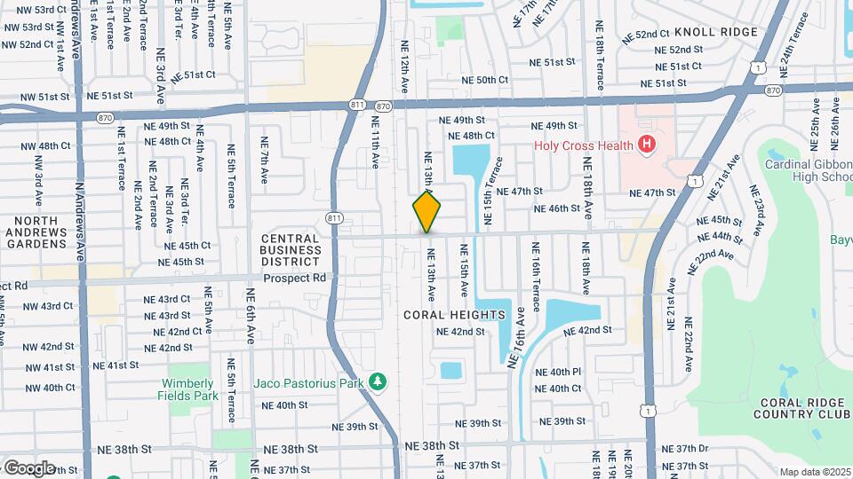1286 NE 45th St Map and Location Details