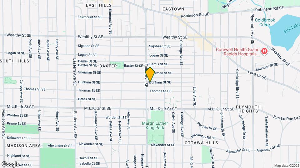 1208 Dunham St SE Map and Location Details