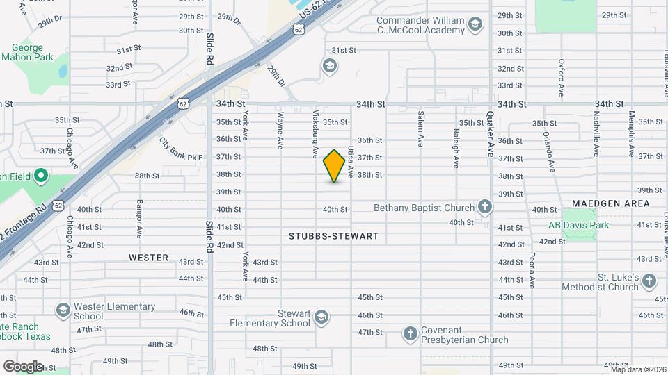 4812 39th St Map and Location Details