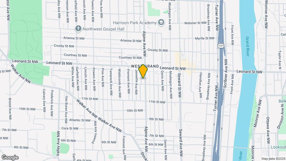 1113 Alpine Ave NW Map and Location Details