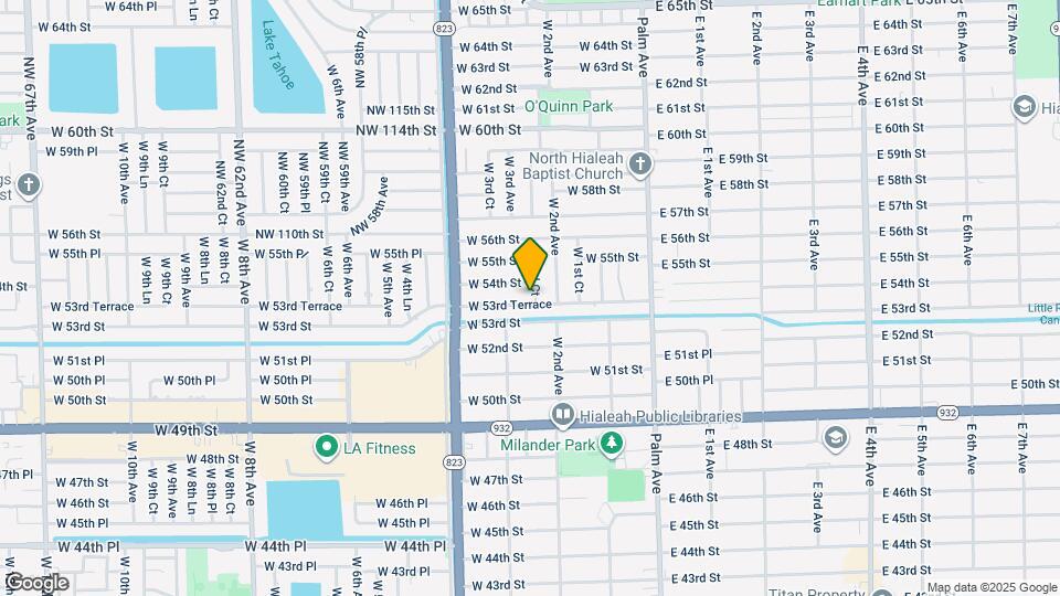 265 W 53rd Terrace Map and Location Details