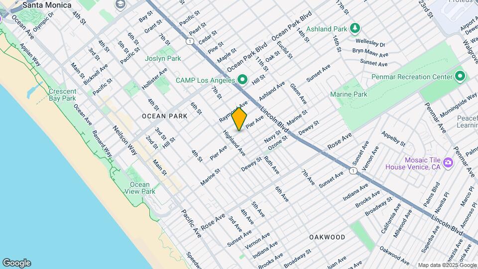 644 Pier Ave Map and Location Details