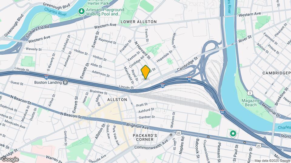 525 Lincoln St Map and Location Details