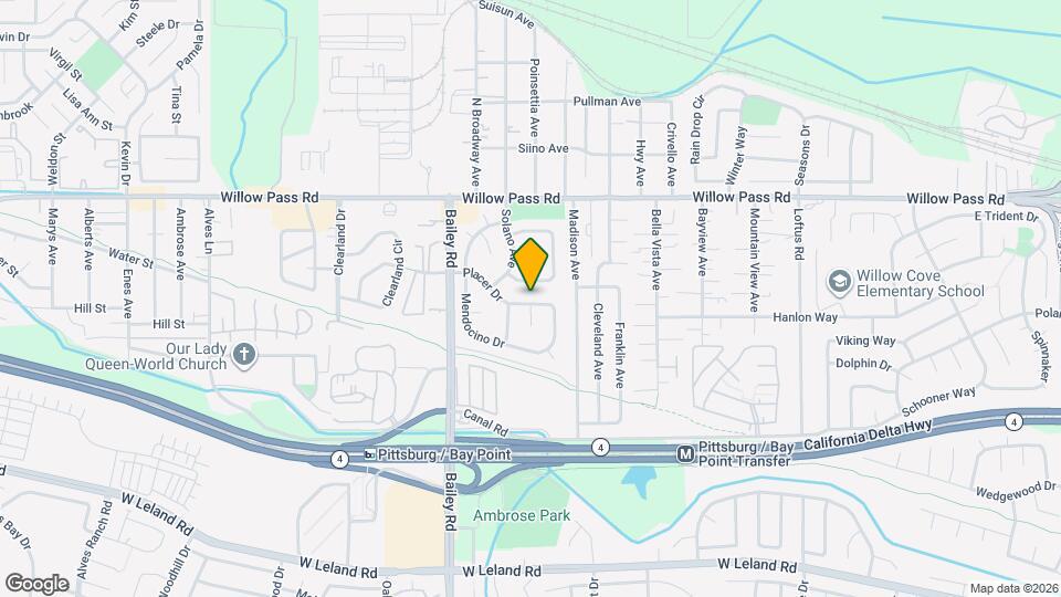 2216 Placer Dr Map and Location Details