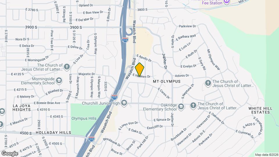3536 E Hermes Dr Map and Location Details