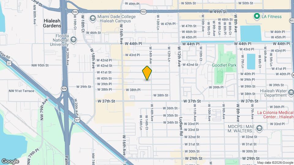1417 W 40th St Map and Location Details