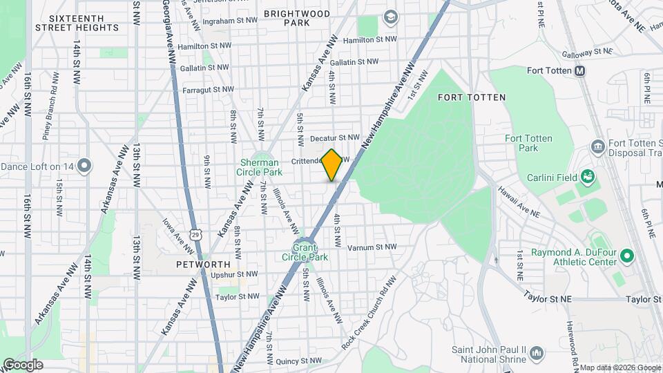 4528 4th St NW Map and Location Details