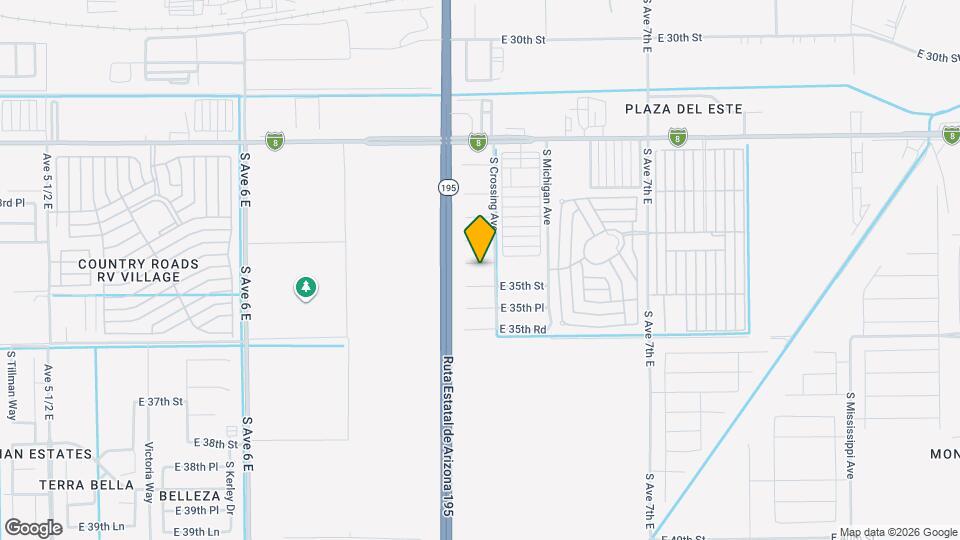 6569 E 34th Ln Map and Location Details