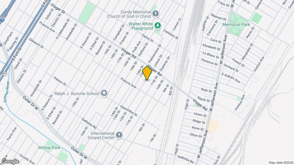 3785 12th St, Unit Uint 2S Map and Location Details