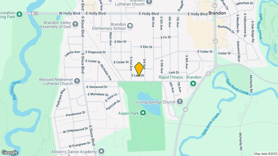 512 E Aspen Blvd Map and Location Details