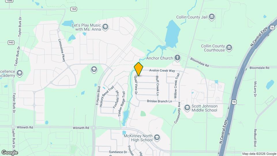 2629 Clear Brook Dr Map and Location Details