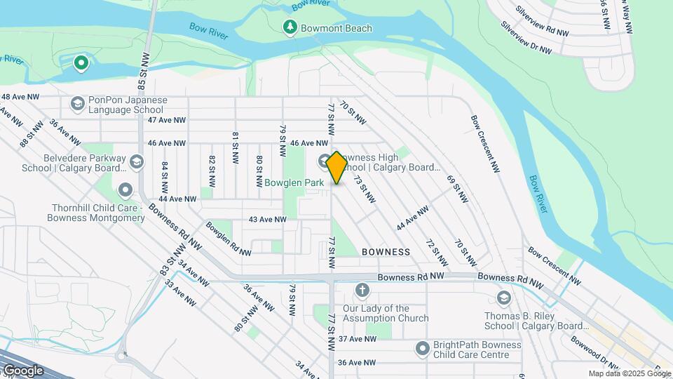 4612 75 St NW Map and Location Details