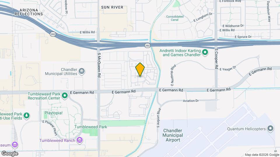 1327 E Weatherby Way, Unit Private Map and Location Details
