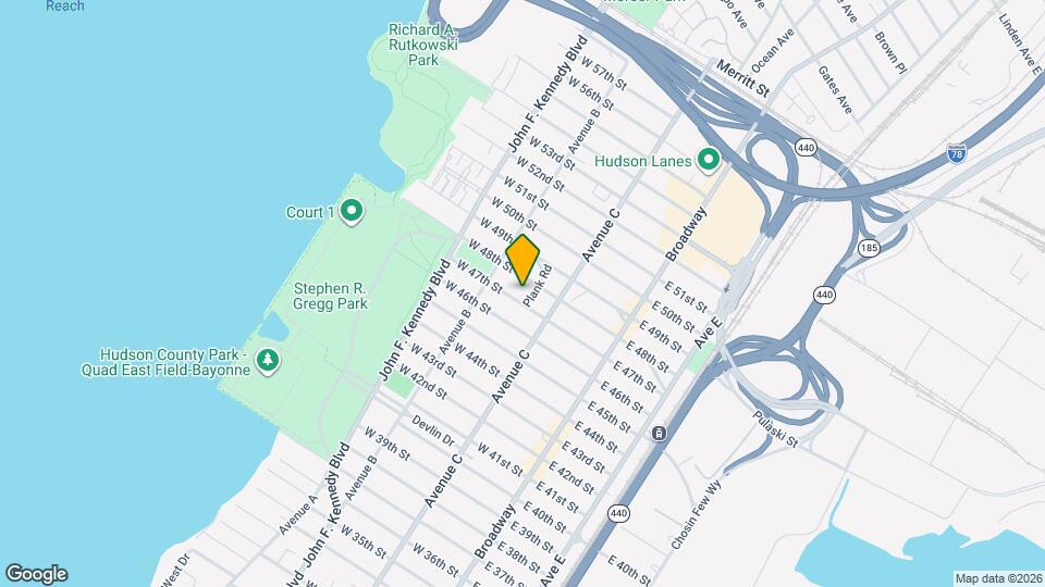 83 W 47th St Map and Location Details