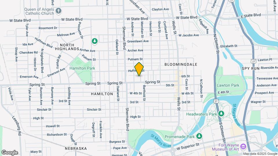 1625 Barthold St Map and Location Details