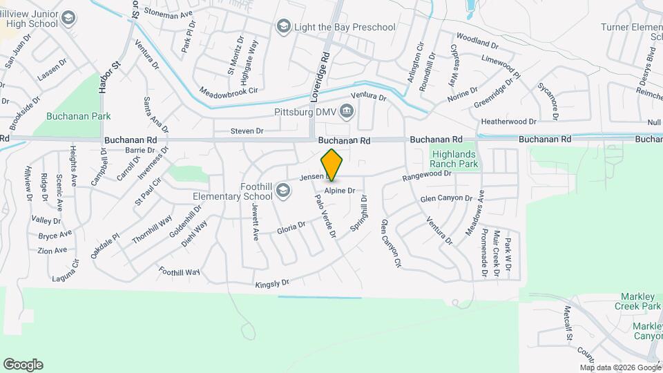 1349 Alpine Dr Map and Location Details