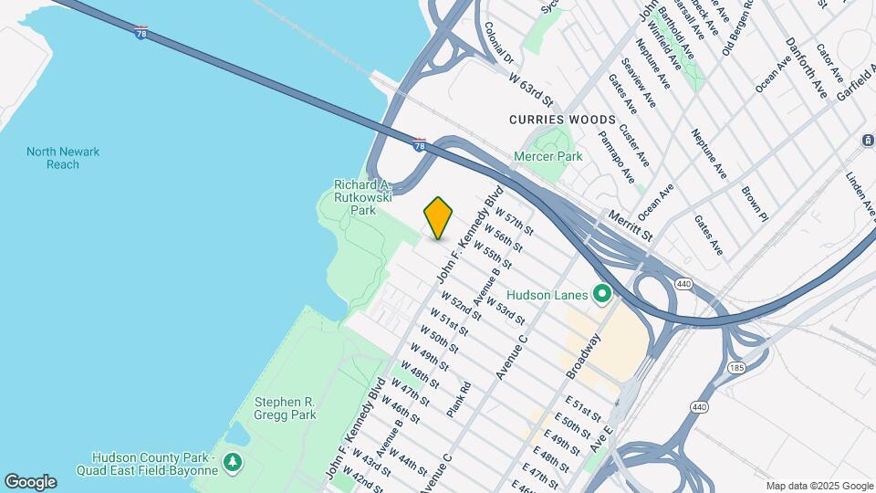 166 W 54th St Map and Location Details
