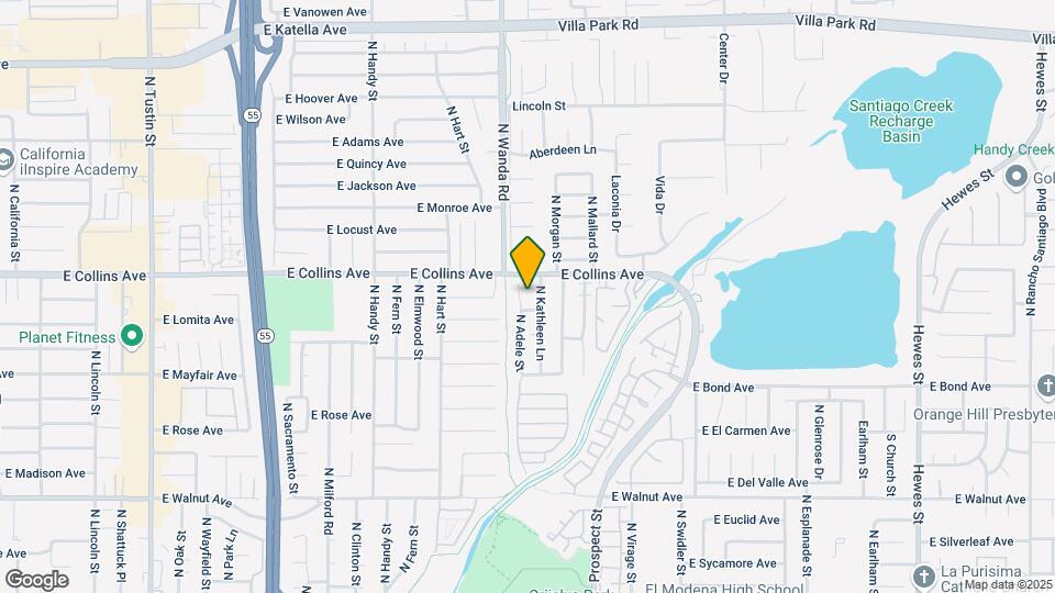 867 N Adele St Map and Location Details