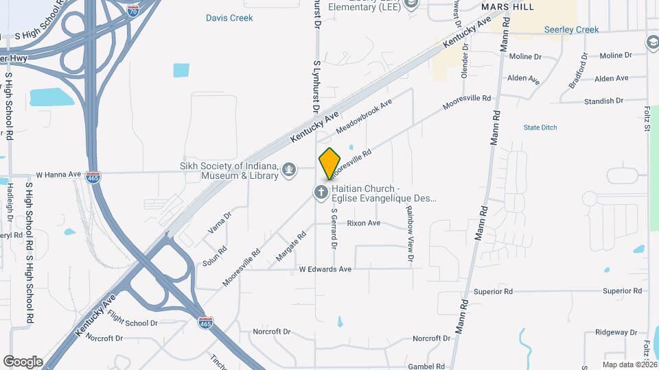 5219 Mooresville Rd Map and Location Details