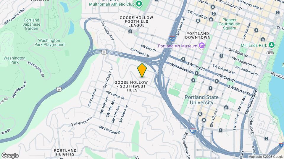 1507 SW Hall St Map and Location Details