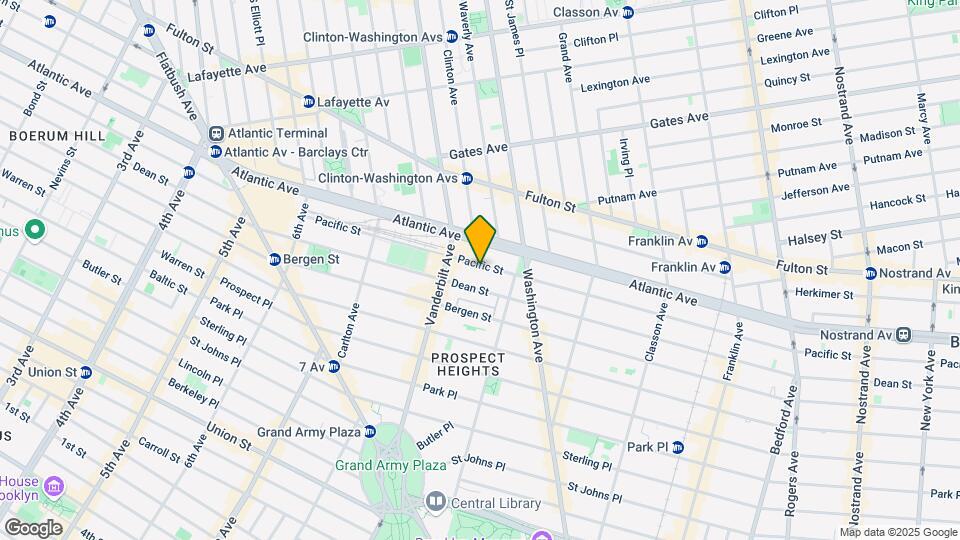 856 Pacific St Mapa y Detalles de la Ubicación