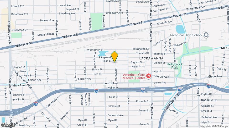 3309 Dignan St Map and Location Details