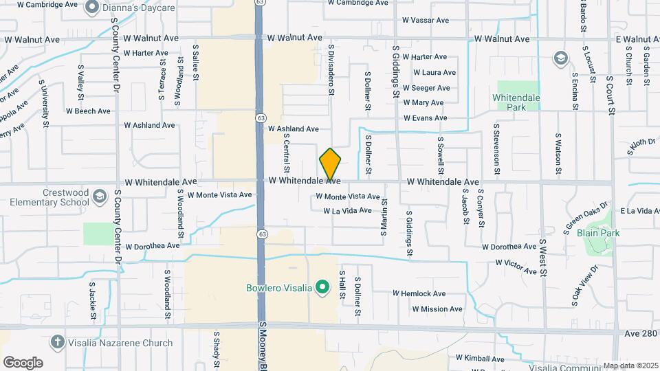 1641 W Whitendale Ave Map and Location Details