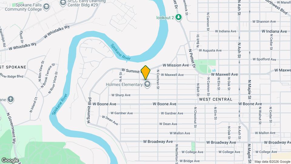 2612 W Sinto Ave Map and Location Details