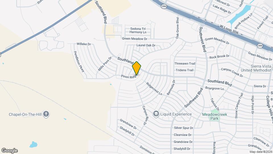 4301 Pinon Ridge Dr Map and Location Details