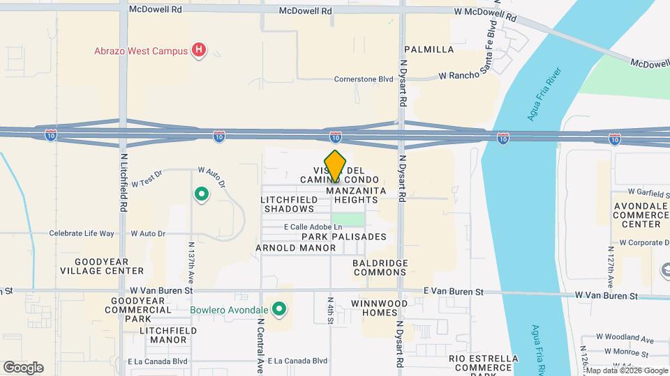 1694 N La Mora Dr Map and Location Details