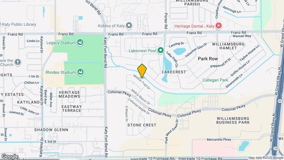 24818 Mason Trail Dr Mapa y Detalles de la Ubicación