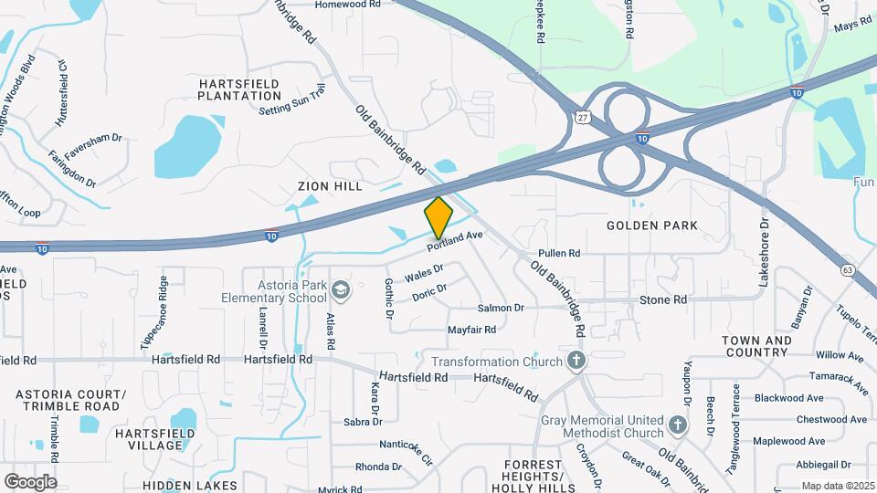 1318 W Tharpe St Map and Location Details