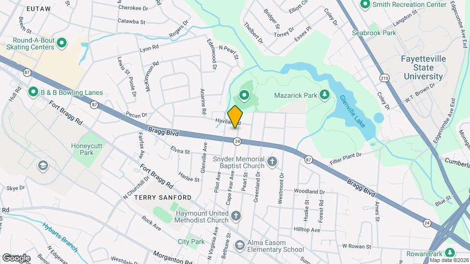 805 Cape Fear Ave Map and Location Details