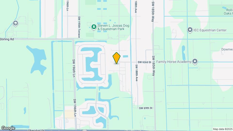6300 SW 190th Ave Map and Location Details