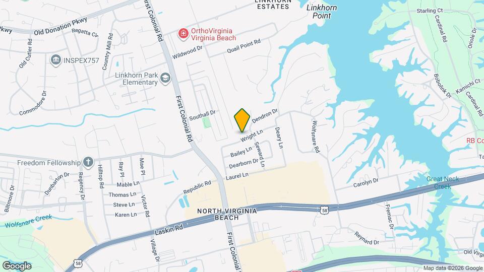 1642 Wright Ln Map and Location Details