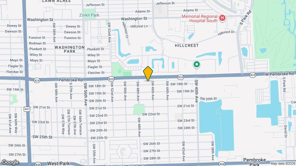 4635 SW 18th St Map and Location Details
