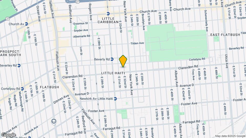 282 E 32nd St, Unit 3D Map and Location Details