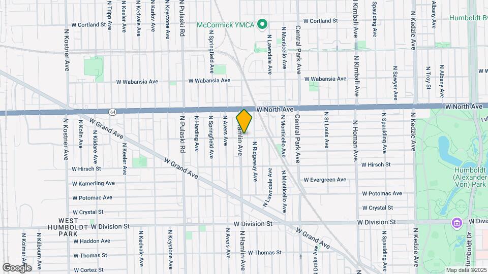 3757 W Le Moyne St Map and Location Details