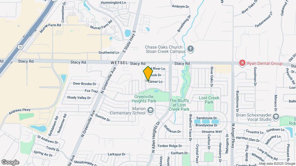 1308 Lamar Ln Map and Location Details