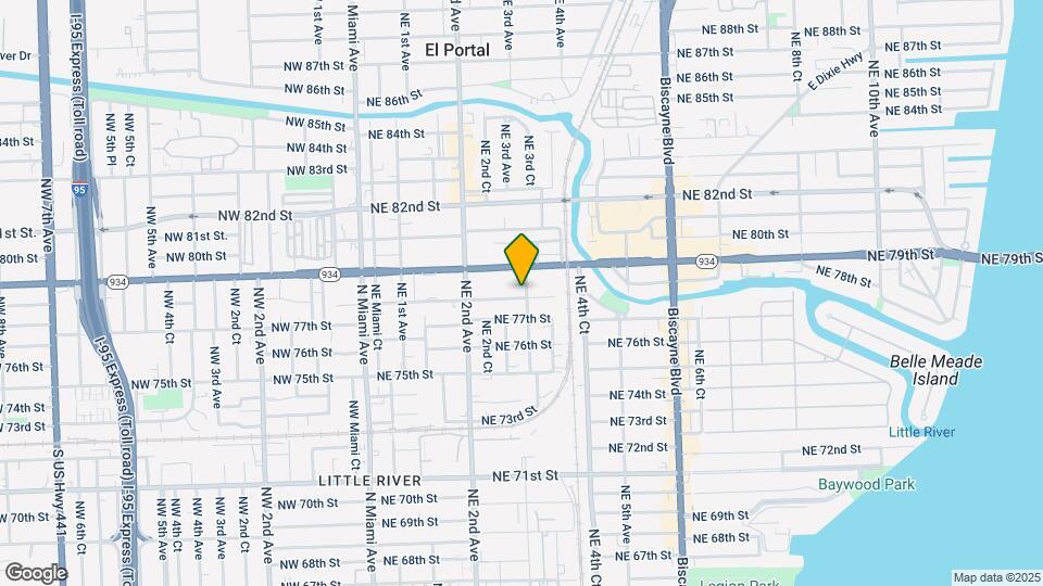 311 NE 78th St Map and Location Details