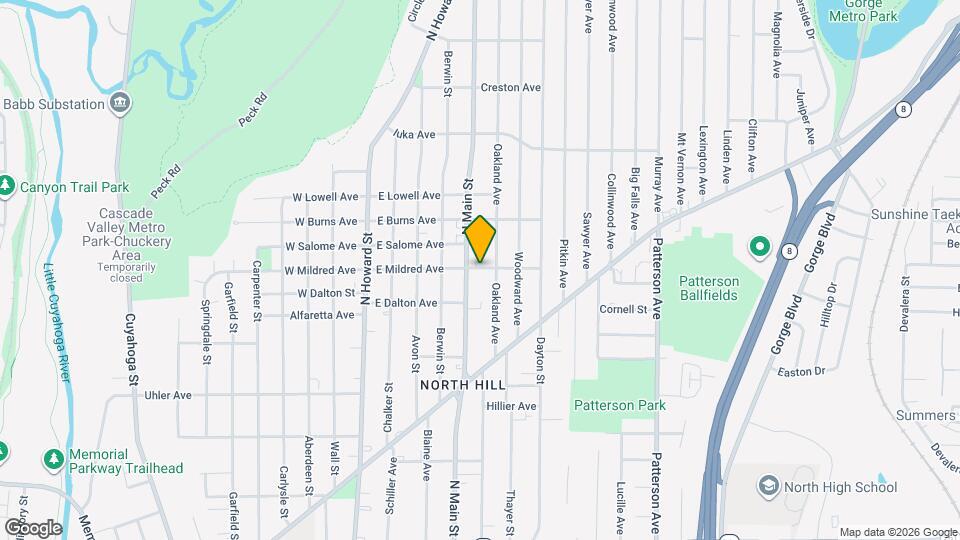 134 E Mildred Ave Map and Location Details