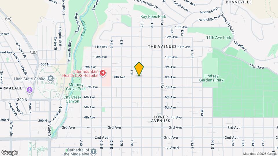 478 E 8th Ave Map and Location Details