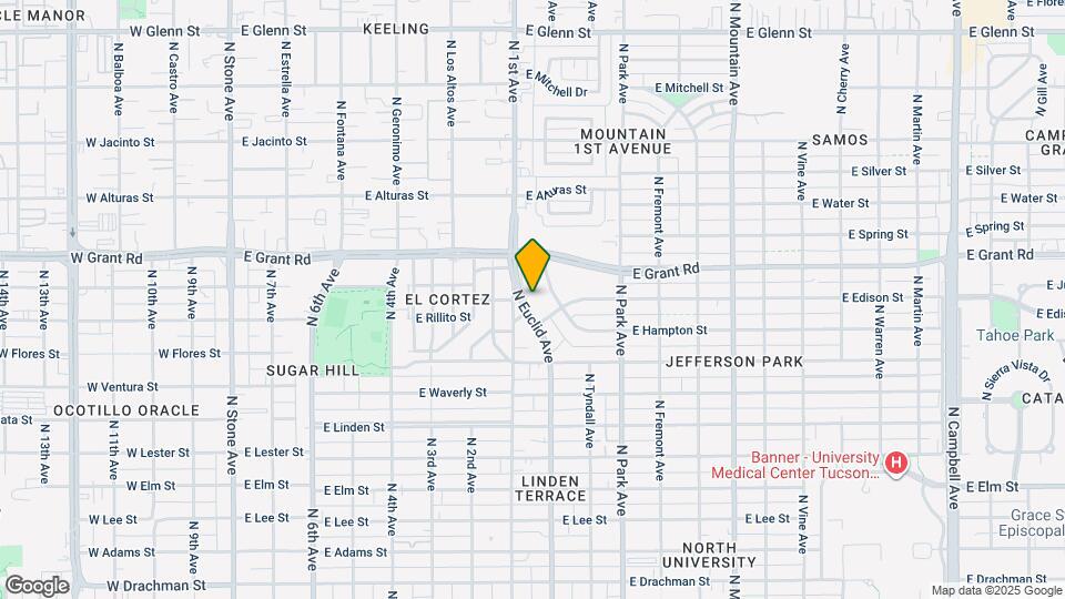 2226 N Euclid Ave Map and Location Details