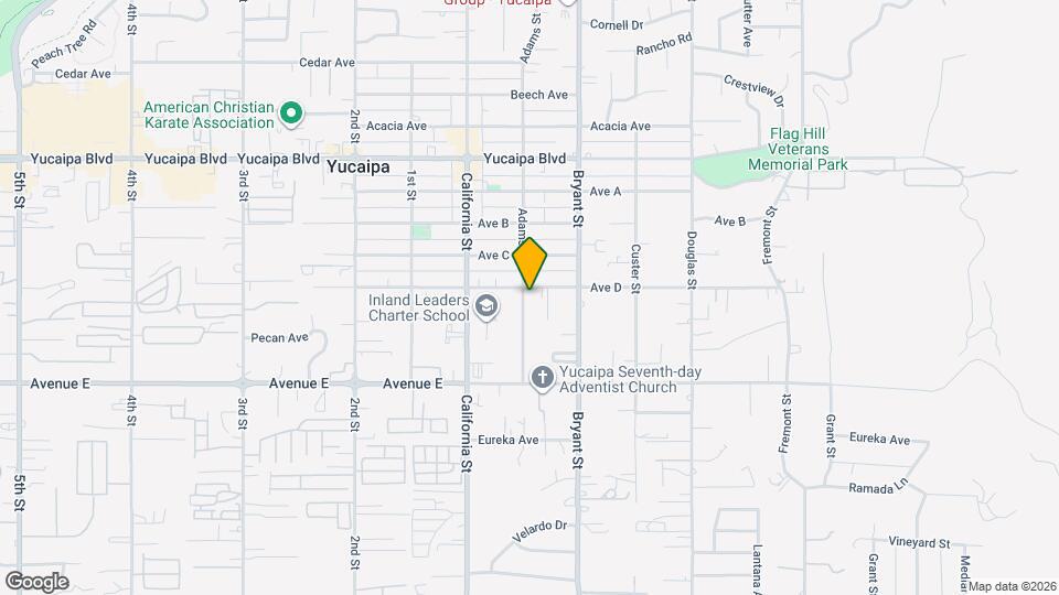 12345 Adams St Map and Location Details