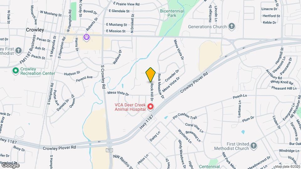 325 Rock Hill Dr Map and Location Details