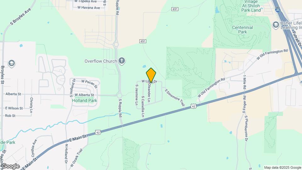 1156 Oleander Ln Map and Location Details