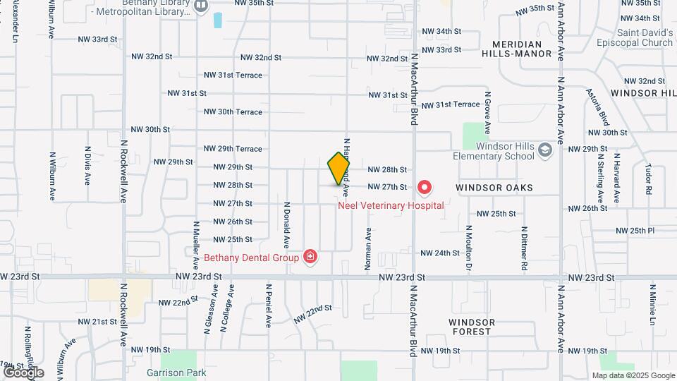 6004 NW 27th St Map and Location Details