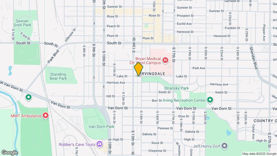 1327 Lake St Map and Location Details