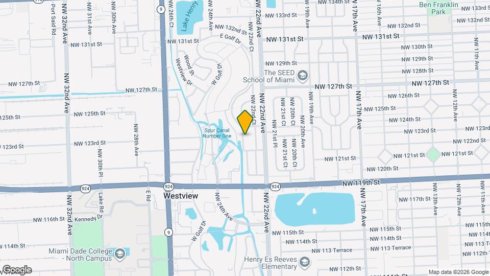 12305 NW 23rd Ave Map and Location Details