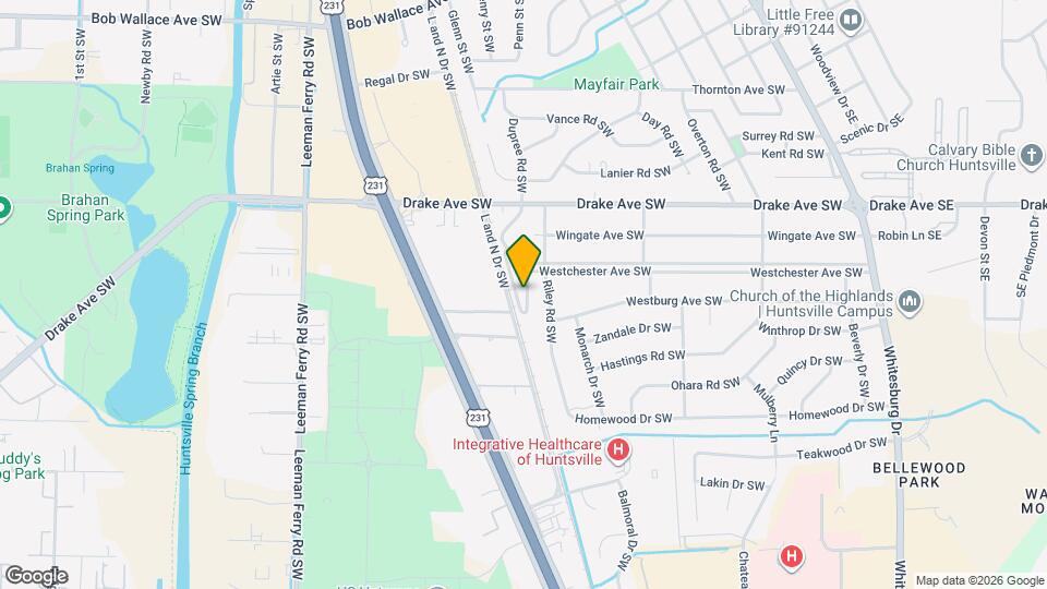 3058 Dupree Dr SW Map and Location Details